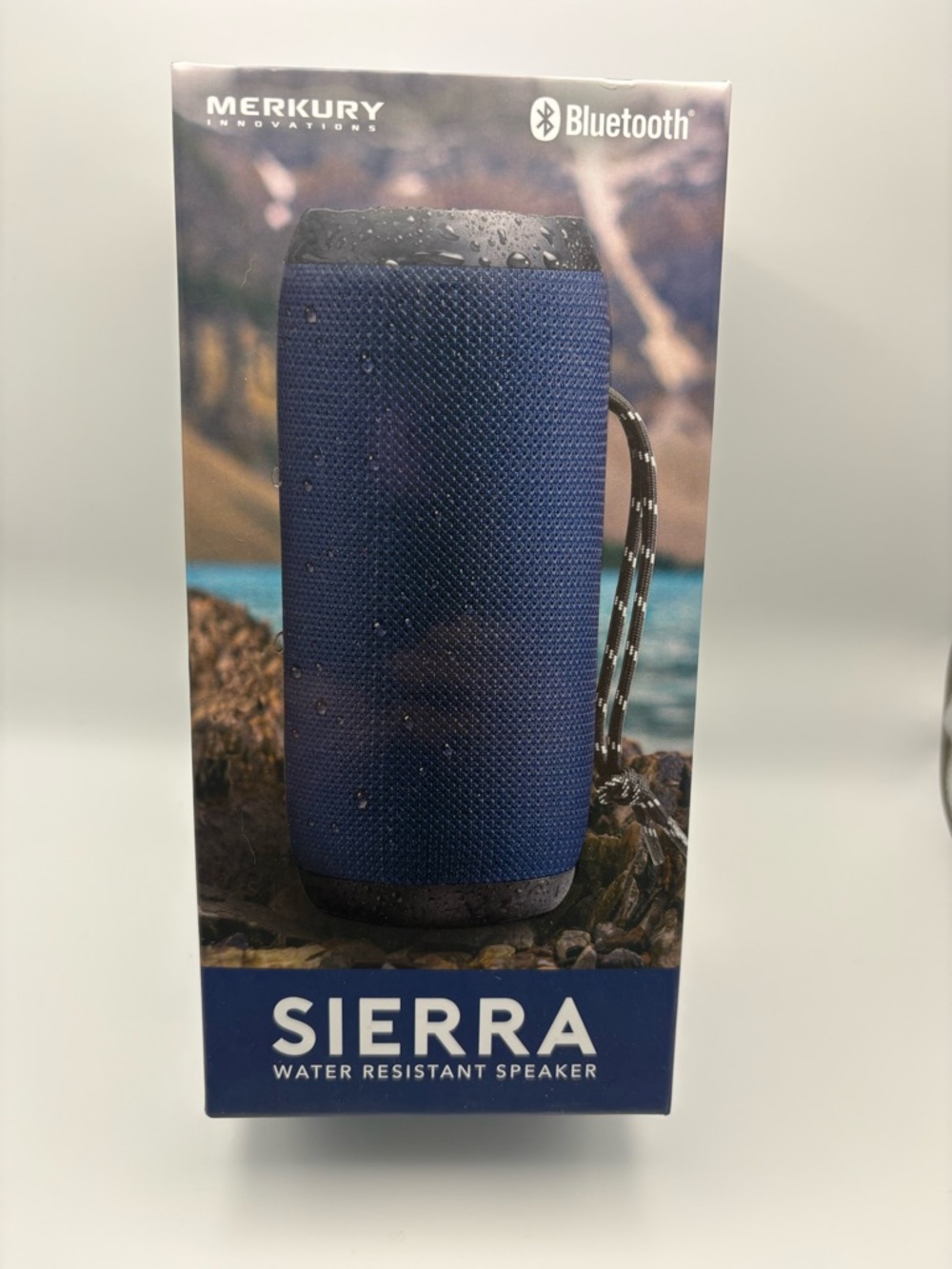 Merkury Sierra Portable Bluetooth Speaker — Blue